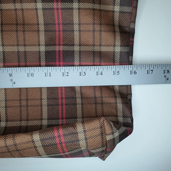 Merrell Large Tote Bag Plaid Brown Reversible tote bag NWT - Picture 6 of 11